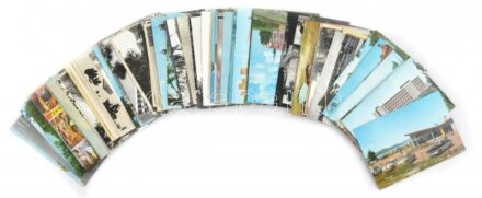 90 db MODERN magyar város képeslap / 90 modern Hungarian town-view postcards