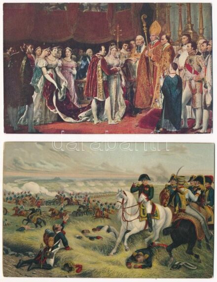 NAPOLEON - 8 db régi képeslap / NAPOLEON - 8 pre-1945 postcards