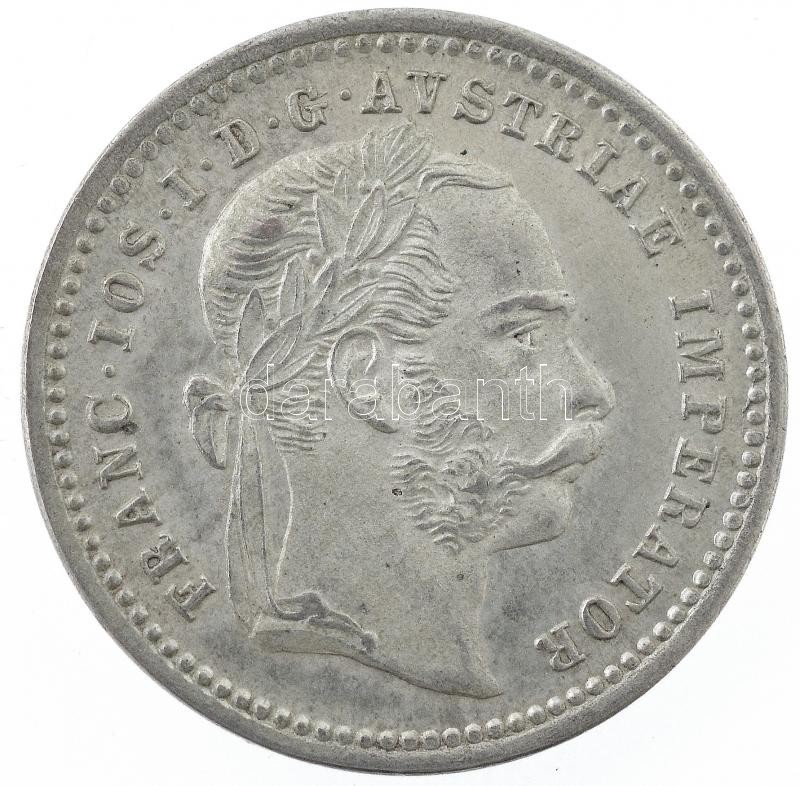 Ausztria 1872. 10kr Ag 'Ferenc József' T:1- kis patina Austria 1872. 10 Kreuzer Ag 'Franz Joseph' C:AU small patina Krause KM#2206