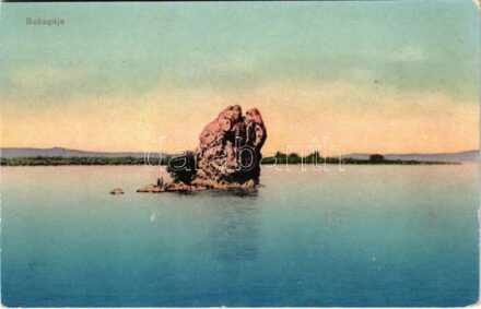 Orsova, Al-Duna. Babagája szikla / Der Babagay-Felsen / Babagaj rock (Rb)