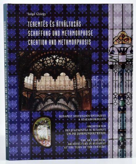 Szegő György: Teremtés és átváltozás. Budapest szecessziós építészete a századfordulón. Bp,[1996], HG & Társa Kiadó. Fekete-fehér és színes képekkel gazdagon illusztrálva. Magyar, német és angol nyelven. Kiadói kartonált
