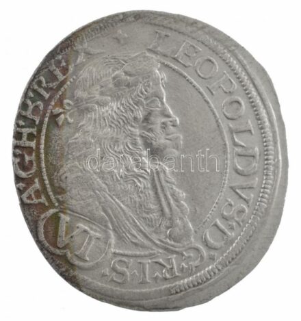 Ausztria 1680MM 6kr Ag 'I. Lipót' (2,71g) T:1- patina Austria 1680MM 6 Kreuzer 'Leopold I' (2,71g) C:AU patina Krause KM# 1185