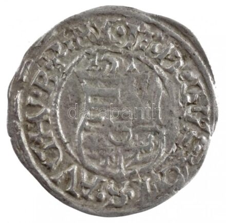 156?K-B Denár Ag 'Miksa' duplaveret (0,38g) T:2- Hungary 156?K-B Denar Ag 'Maximilian' double strike (0,38g) C:VF Huszár: 992.,Unger II.: 766.a