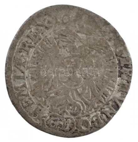 Csehország / Történelmi tartomány 169?GE 3kr Ag 'I.Lipót' (1,32g) T:3 / Bohemia 169?GE 3 Kreuzer Ag 'Leopold I' (1,32g) C:F Krause KM#590