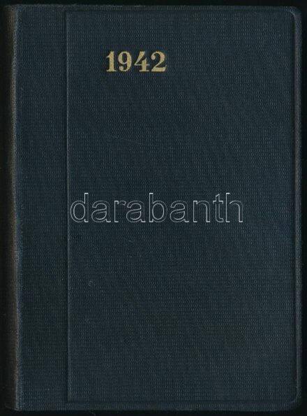 1942 A Chinoin gyógyszergyár által kiadott orvosi reklámnaptár a cég termékeinek ismertetésével, szép állapotban