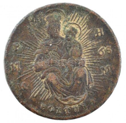 1765PH-KM Poltura Cu 'Mária Terézia' T:2-,3 Unger III.: 1270.c