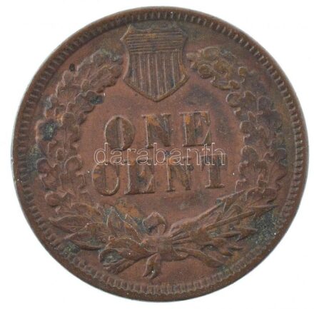 Amerikai Egyesült Államok 1897. 1c Br 'Indián fej' T:2,2- USA 1897. 1 Cent Br 'Indian head' C:XF,VF Krause KM#90a