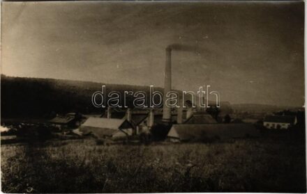 Felsődiós, Németdiós, Obernussdorf, Horné Oresany; gyár / factory. photo (non PC) (EK)