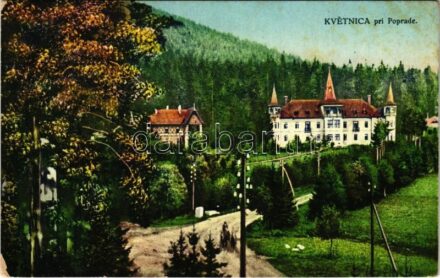 Tátra, Tatry; Rózsavölgy (Virágvölgy), Blumental, Kvetnica; nyaraló / villa (EK)
