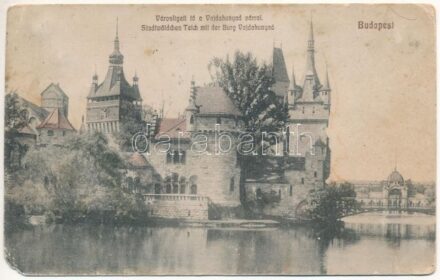 Budapest XIV. Városligeti tó, Vajdahunyad vára (EM)