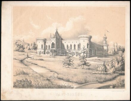 Joseph Zürnich: Nagy Ugrócz. Litográfia, papír. Jelzett a litográfián. Kubinyi Ferenc: Magyarország és Erdély képekben c. munkából. Kissé foltos. 18x24 cm