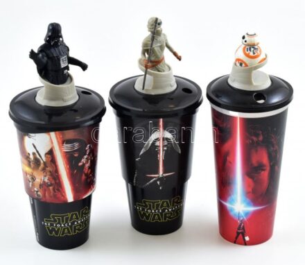 3 db Star Wars műanyag pohár m:25 cm