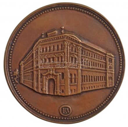 Lapis András (1942- ) 1983. 'Radnóti Gimnázium 30 éves évforduló 1953-1983 Szeged' kétoldalas, öntött bronz emlékérem (79mm) T:1-