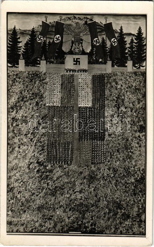 1940 WWII NSDAP German Nazi Party propaganda, swastika (EK)