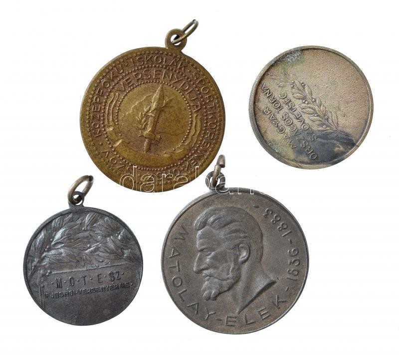 ~1930-1940. 'Matolay Elek 1836-1883 / MOTESZ (Magyarországi Testedző Egyesületek Szövetsége) ifjúsági versenyérme' Zn díjérem 'LUDVIG' gyártói jelzéssel (2xklf) (30mm + 37mm) + 'Magyar Országos Torna Szövetség' Zn díjérem (30mm) + - Image 2