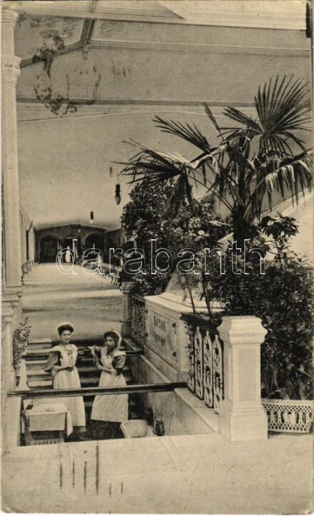 1916 Kislovodsk, Sanatorium 'Narzan', spring (EK)