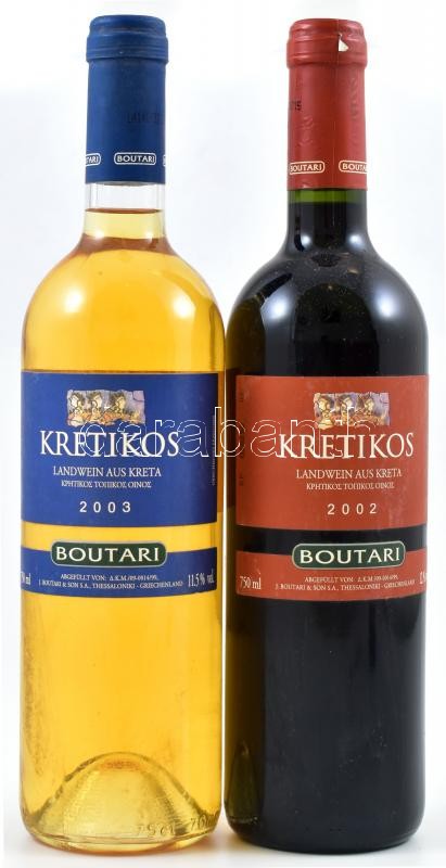 2002-2003 Kretikos Görög bor, (Boutari) 0,75l