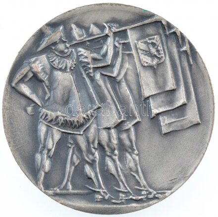 Kiss Nagy András (1930-1997) 1978. '20. Szegedi Szabadtéri Játékok 1978' ezüstpatinázott bronz emlékérem (50mm) T:2