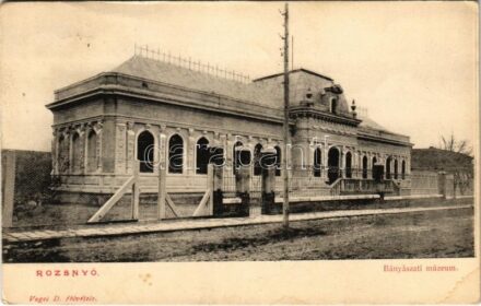 1907 Rozsnyó, Roznava; Bányászati múzeum. Vogel D. felvétele / mining museum (Rb)