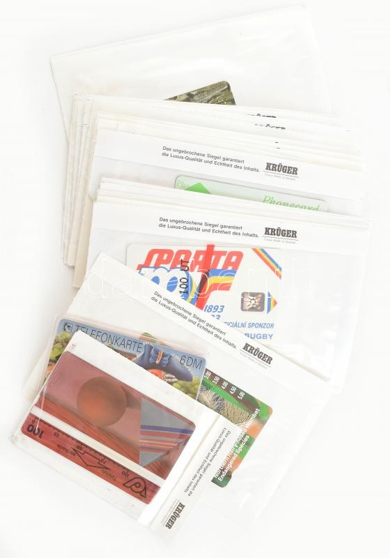 cca. 30db használatlan telefonkártya. Vegyes külföldi.