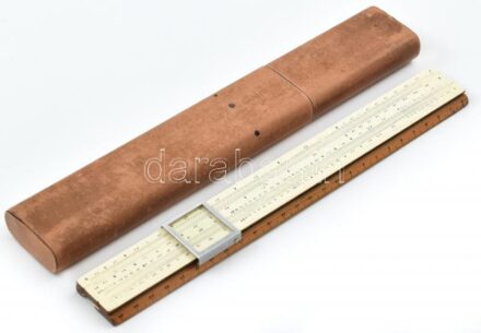A.W. Faber logarléc, tokban, kissé kopott, h: 26,5 cm