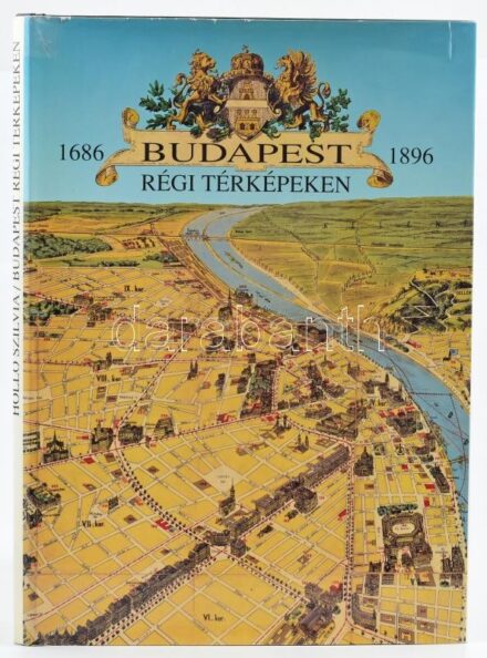 Holló Szilvia Andrea: Budapest régi térképeken 1686-1896. Bp., 1994, Officina Nova. kiadói műbőr-kötésben, kiadói kissé szakadt papír védőborítóval, jó állapotban.