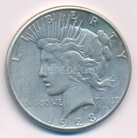 Amerikai Egyesült Államok 1923S 1$ Ag 'Béke' T:2-,3 patina, karc, ü. USA 1923S 1 Dollar Ag 'Peace' C:VF,F patina, scratch, dings Krause KM#150