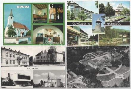 50 db MODERN magyar város képeslap / 50 modern Hungarian town-view postcards