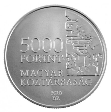 2010. 5000Ft Ag 'Kosztolányi Dezső' kapszulában, tanúsítvánnyal, tájékoztatóval T:BU Adamo EM227