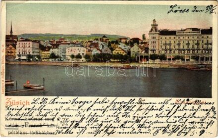 Zürich, Zurich; Sonnenquai (tear)