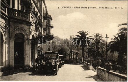 Cannes, Hotel Mont-Fleury, Porte d'Entrée / hotel, automobile
