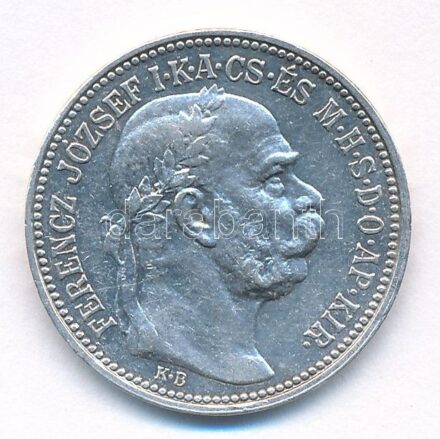 1914KB 1K Ag 'Ferenc József' T:1-,2 ph, kis karc Adamo K5.1
