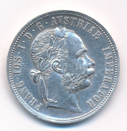 Ausztria 1876. 1Fl Ag 'Ferenc József' T:1-,2 kis ph, pár karc Austria 1876. 1 Florin Ag 'Franz Joseph' C:AU,XF small edge error, a few scratches Krause KM#2222