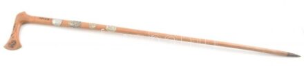 Túrabot Kékes, 4db jelvénnyel, h:86cm