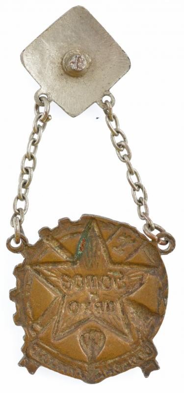 Szovjetunió DN 'Légvédelem és vegyvédelem' zománcozott fém jelvény (22x24mm) T:1-,2 Soviet Union ND 'Anti-Aircraft and Chemical Defense' enamelled metal badge (22x24mm) C:AU,XF - Image 2