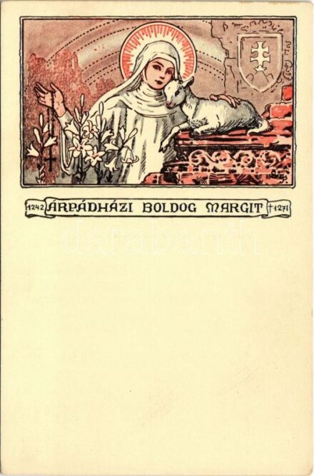 Árpád-házi Boldog Margit. Pro Domo Szövetség kiadása. Rigler r.-t. s: Sz. P.
