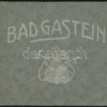 cca 1930 Bad Gastein, képes füzet, 16 képpel