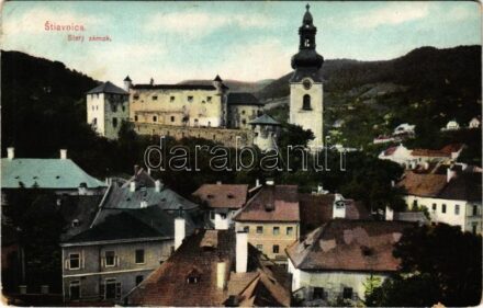 1930 Selmecbánya, Schemnitz, Banská Stiavnica; Stary zámok / Öreg vár. C. 312. P. Sochán / old castle (EK)