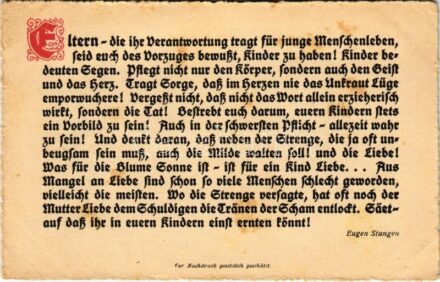 Eugen Stangen 'Bunte Reihe' Nr. 72. (EB)
