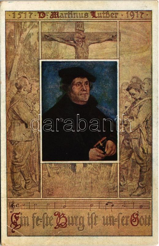1517-1917 Dr. Martinus Luther 'Ein feste Burg ist unser Gott' (b)
