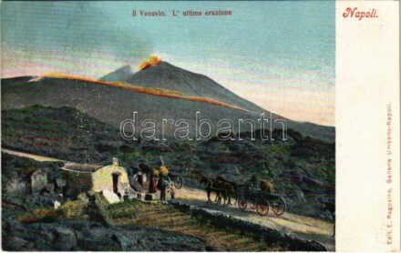 Napoli, Naples; Il Vesuvio, L'ultima eruzione / volcano eruption (EK)
