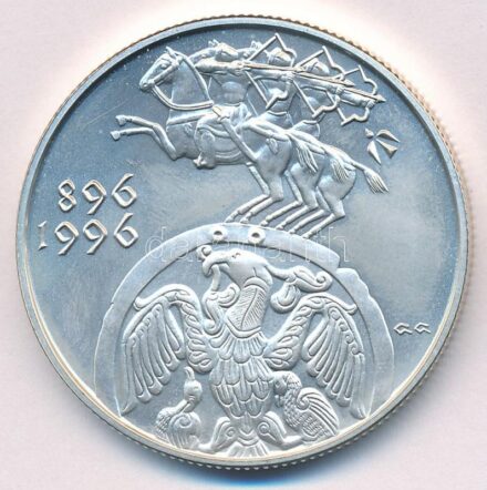 1996. 2000Ft Ag 'Honfoglalás' T:BU ujjlenyomat Adamo EM141