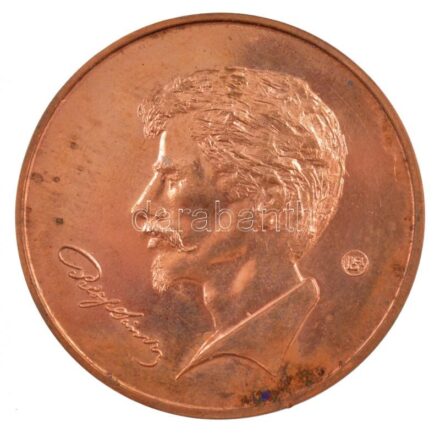 Lapis András (1942-) 1981. '10 éves a Kiskőrösi Csoport / Petőfi szülőháza' bronz emlékérem (42,5mm) T:1- kis patina Adamo KK2