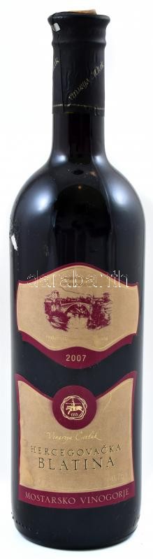 2007 Mostari vörösbor, 0,75L