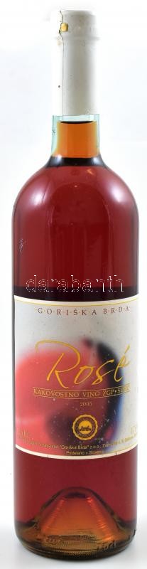 2005 Szlovén rosé, 0,75L