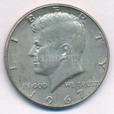 Amerikai Egyesült Államok 1967. 1/2$ Ag 'Kennedy' T:2 patina USA 1967. 1/2 Dollar Ag 'Kennedy' C:XF patina Krause KM#202a