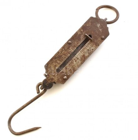 Régi Krups Pocket Balance kézi mérleg, kopott h: 16 cm