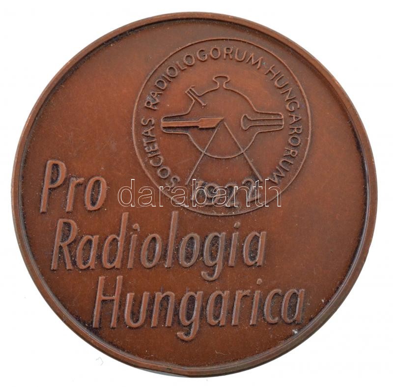 Fritz Mihály (1947-) 1975. 'Röntgen / Pro Radiologia Hungarica' kétoldalas bronz emlékérem (42,5mm) T:1-