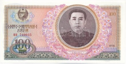 Észak-Korea 1978. 100W T:I North Korea 1978. 100 Won C:UNC Krause P#22