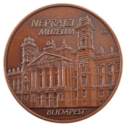 Fritz Mihály (1947-) DN 'Néprajzi Múzeum - Budapest / Szabó Géza ötvösmester' bronz emlékérem (42,5mm) T:1,1-